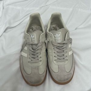 Cream with gum sole Adidas samba -6